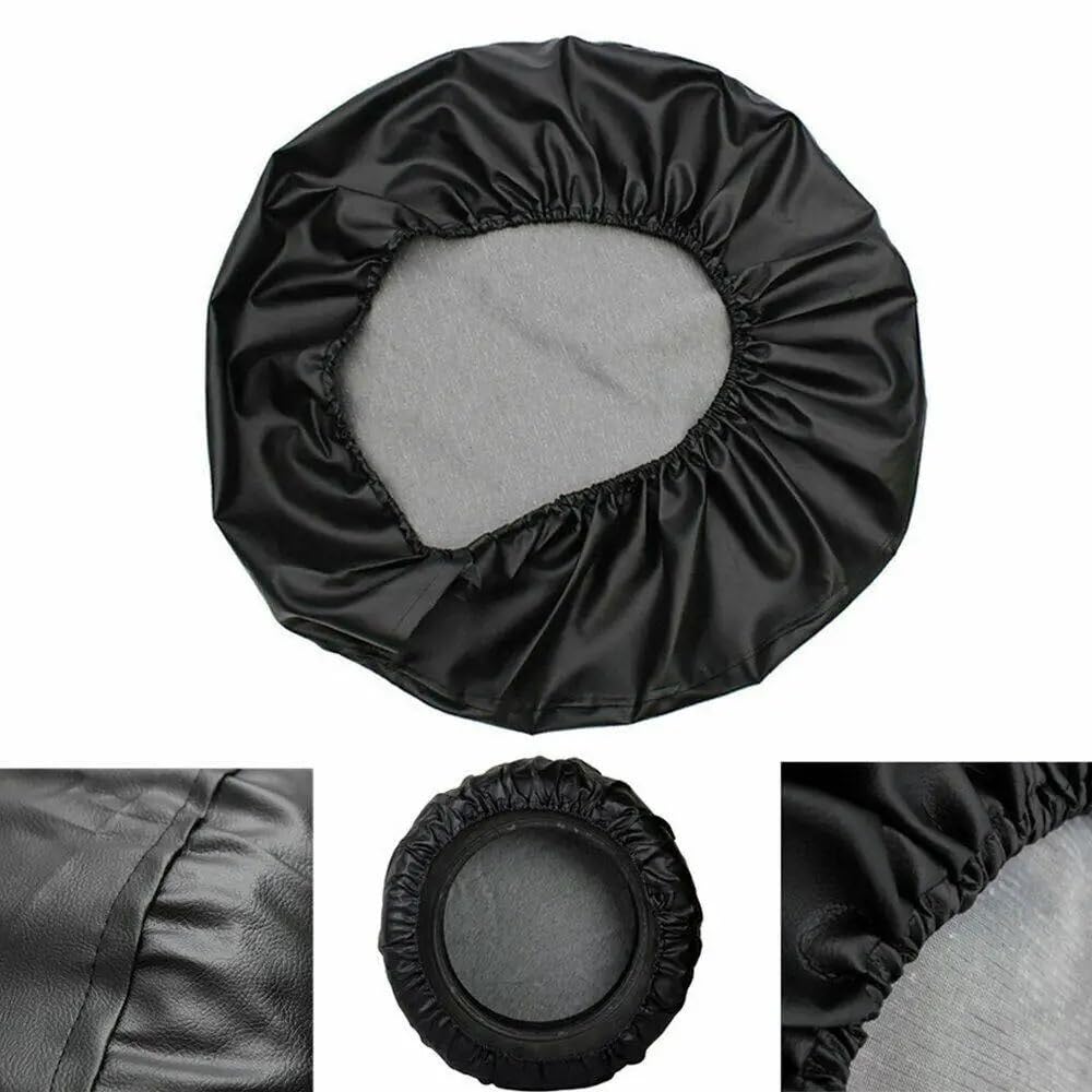 Kratka do zbiornika na deszczówkę, Czarna osłona koła zapasowego z PCV, 13-17 cali(16 inch)