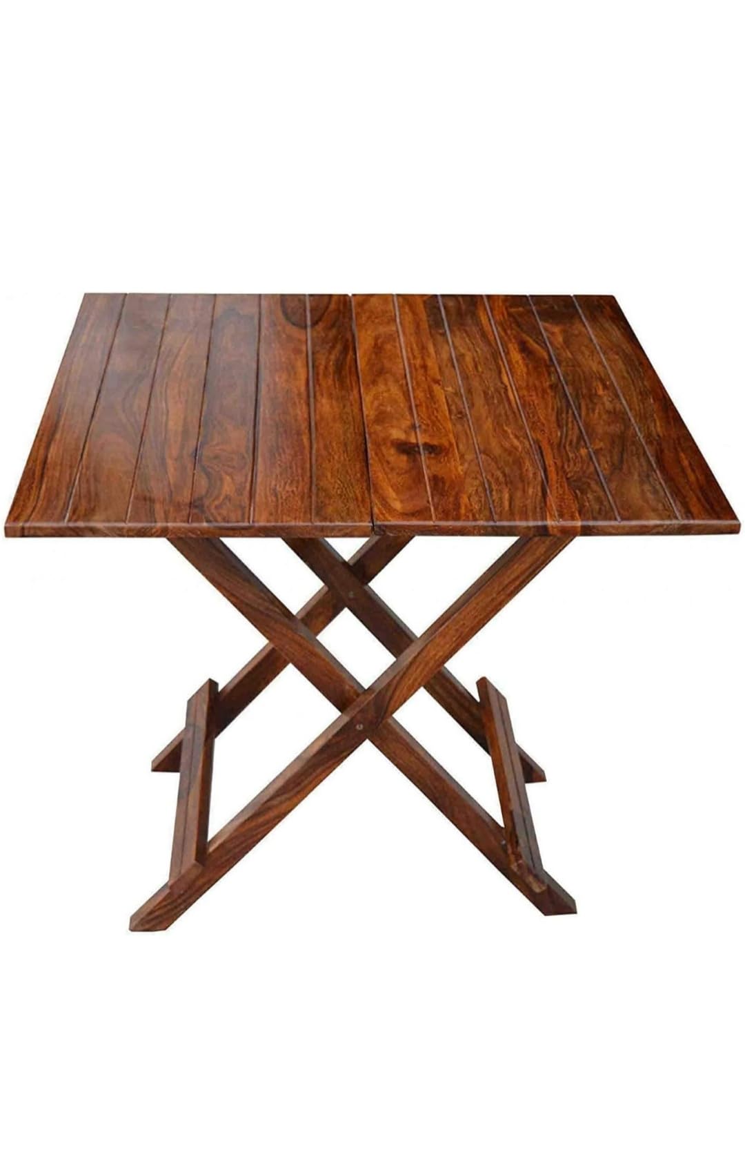 Solid Sheesham Wooden Foldable Desing Medum Size Dining Table Home,Office,Living Room,Hotel,Resturent,Cafe, Foldable Desing Outdoor Set