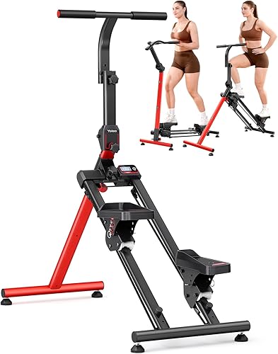YOLEO Steppers for Exercise at Home, Adjustable Stair Stepper with 3 Workout Modes,Folding Cardio Stair Master with Adjustable Handlebar&Oversized
