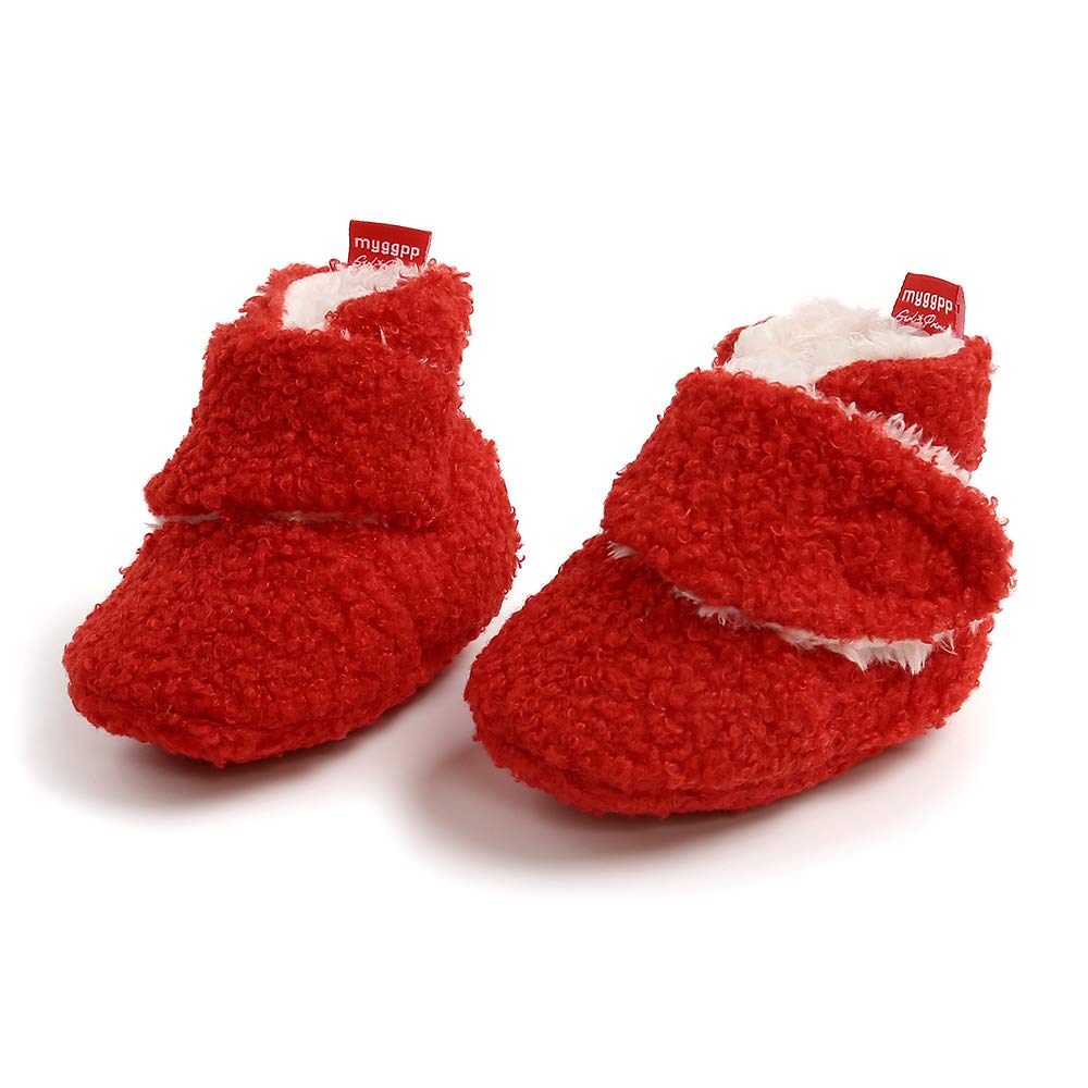 MK MATT KEELY Zapatos Bebe Niña Niño Invierno Botas de calcetín de Recién Nacido Casa con Suela Blanda 0-18 Meses