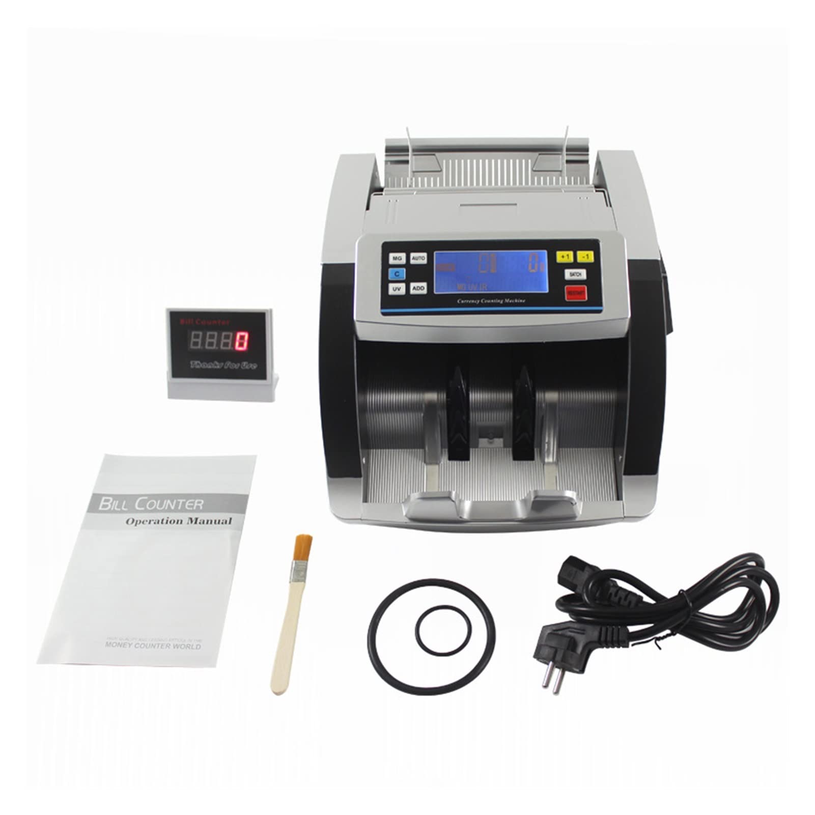 XD-8800 Rilevatore di denaro multi -valuta con banco di denaro UV/mg/ir Bill conta con UV/Mg/IR/DBL/HLF/CHN Rilevamento contraffatto