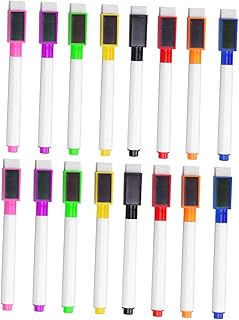VILLCASE 40 Unidades De Caneta Para Quadro Branco Marcador De Vidro Marcadores Apagáveis Escrita Em Caneta De Calendário Quadros De Apagamento A Seco Marcadores De Quadro De Limpeza A
