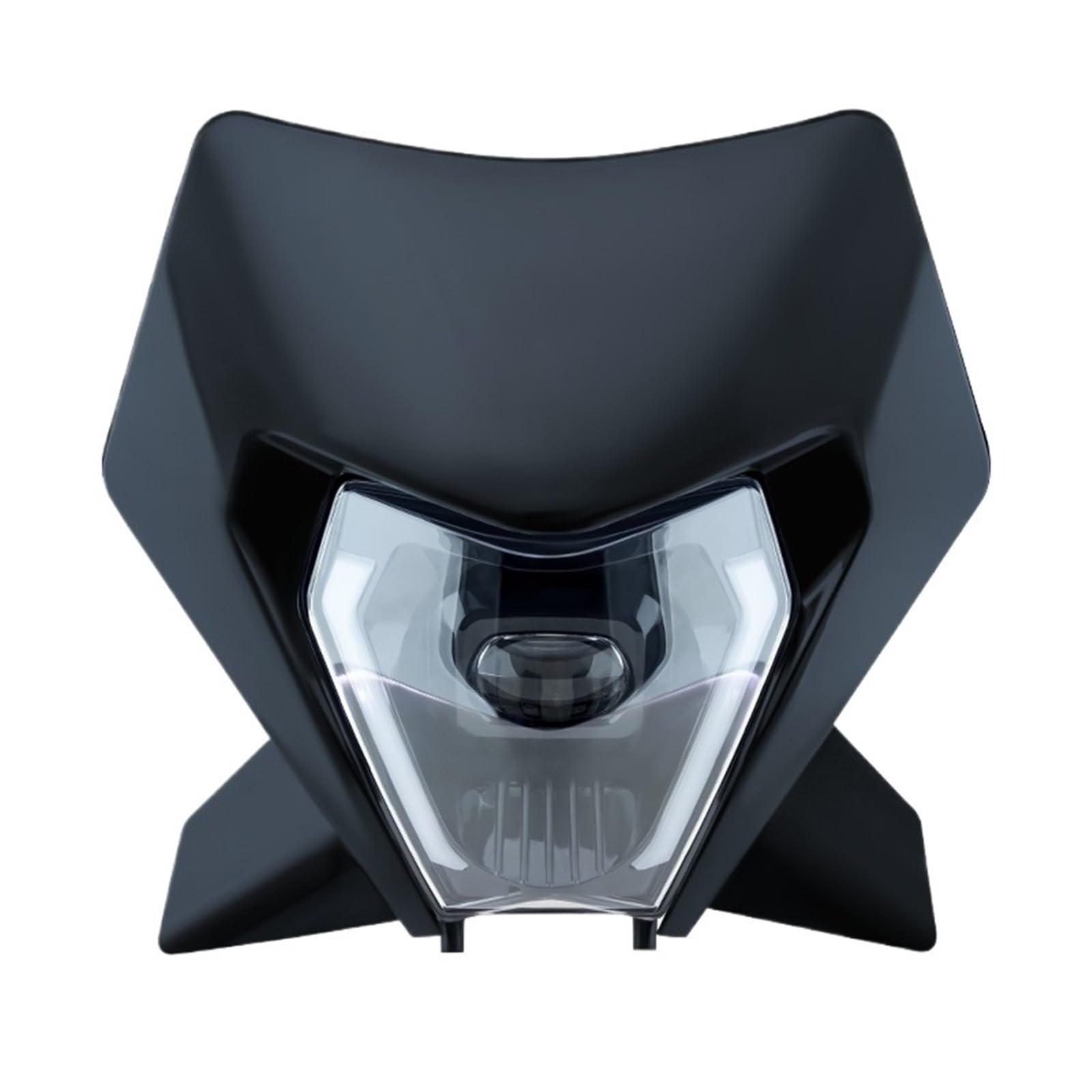 Luz Delantera de Motocicleta Se adapta a EXC XC SX MX 125 250 300 450 2024 2025 2026 faro delantero LED para motocicleta(Black-24-26)