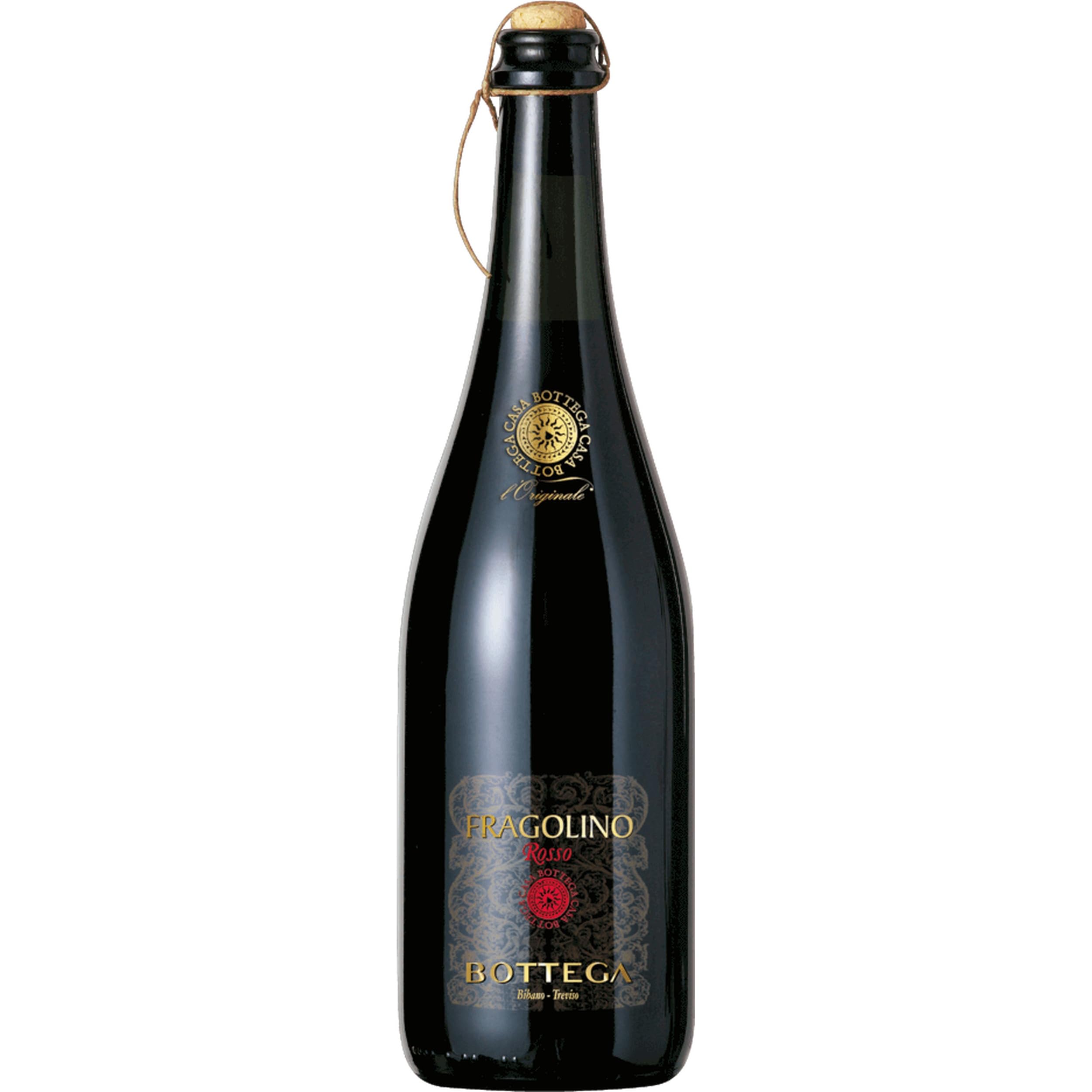 Bottega Spa Fragolino Rosso Frizzante rot trocken Italien inkl. FeinWert E-Book (1 x 0.75 l)