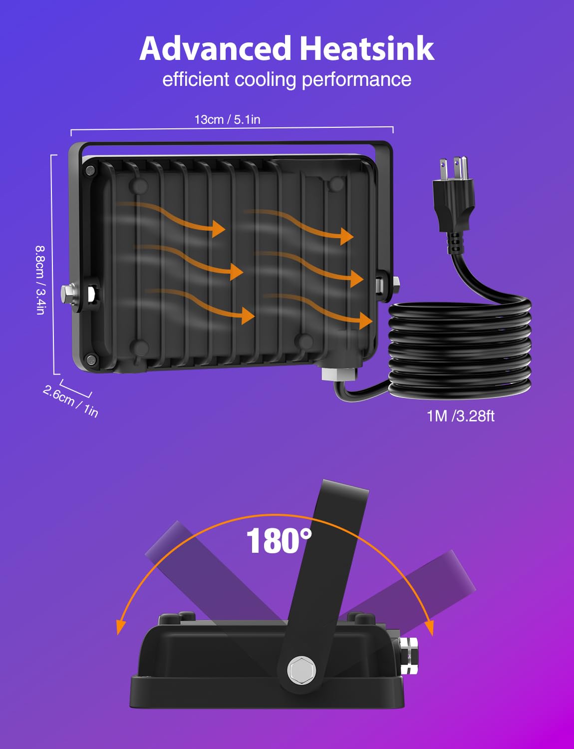 LED-Flutlicht, entspricht 600 W, RGB, für den Außenbereich, Farbwechsel, Bühnenstrahler mit Fernbedienung, IP66 Landschafts-Bodenstrahler, Deckenleuchten für den Innenbereich, für