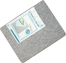 EXCEART Table Ironing Board Tabletop Ironing Board Ironing Mat for Table Top Ironing Protection Mat Wool Ironing Mat for Quilters Pressing Mat Pressure Pad Wool Felt Accessories Quilting