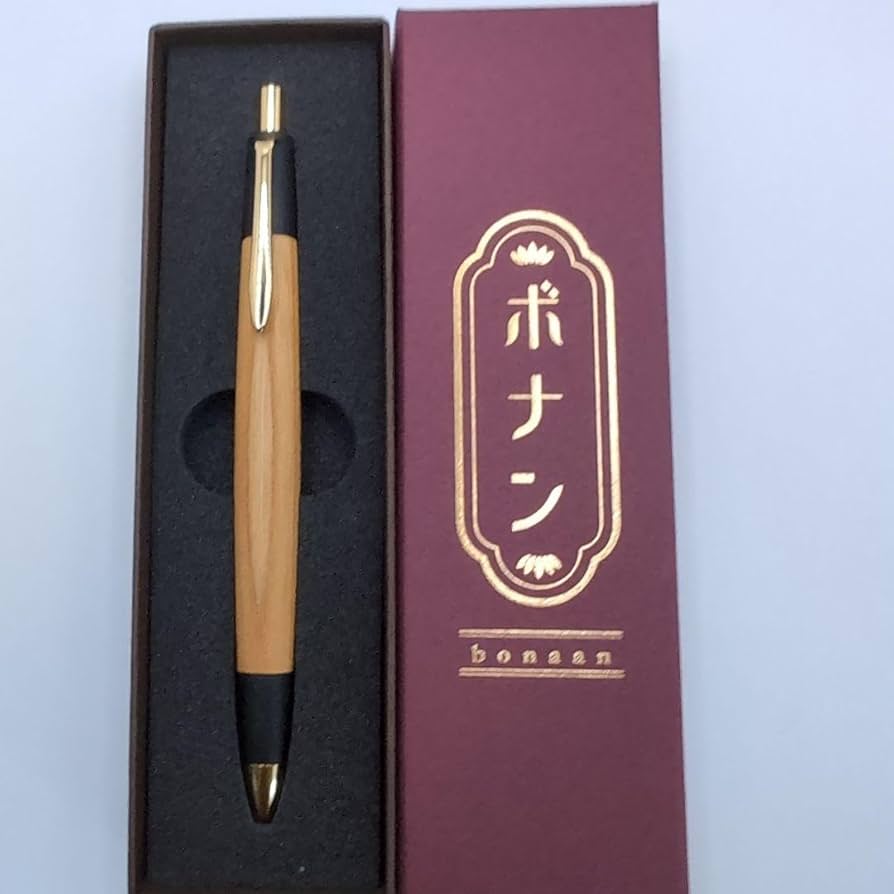 新品未使用】ボナンケヤキ真鍮金具シャープペンシル