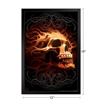 壁掛け　　タイトル「生と死の象徴を描いた頭蓋骨」 壁掛け タイトル「生と死の象徴を描いた頭蓋骨」 - メルカリ