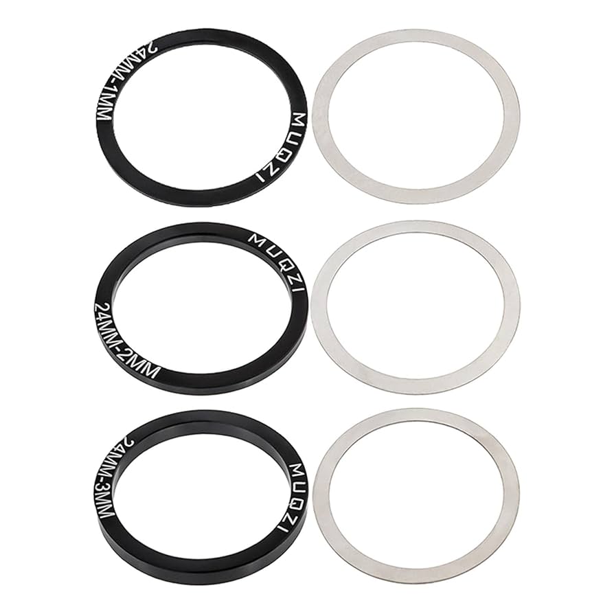 Amazon.co.jp: 24/29/30mm 6パック MTB 自転車スペーサー