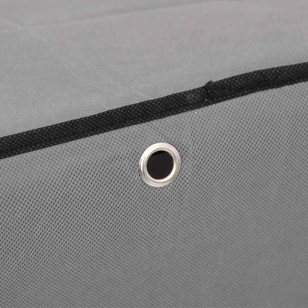Zapatero gris 60 x 28 x 90 cm de acero y tela no tejida, 5 niveles, moderno organizador de zapatos, ahorra espacio y estable, para pasillo, dormitorio y oficina