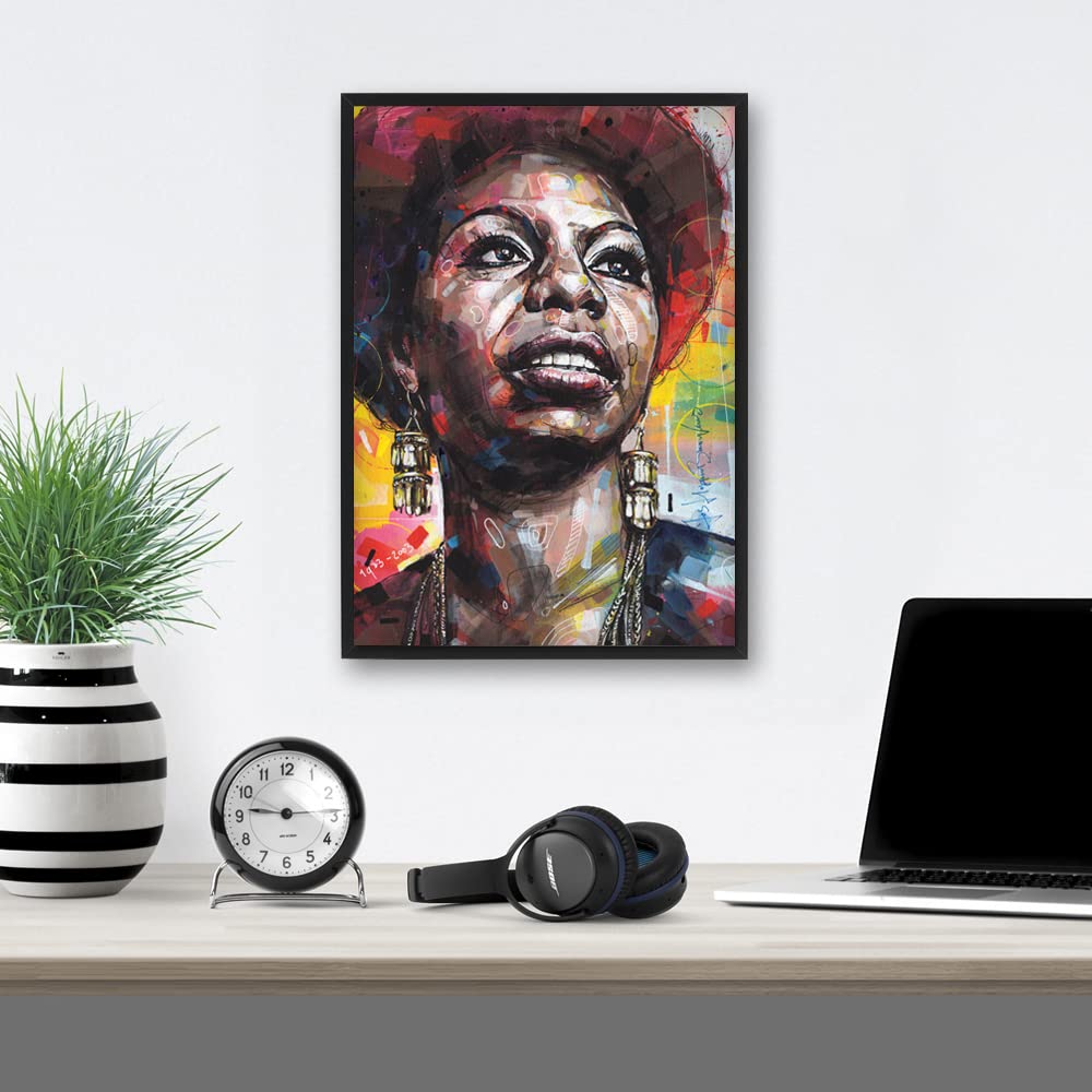 Jazz and Soul 04 Poster musicale 29,7 x 42 cm (A3) - incorniciato e firmato