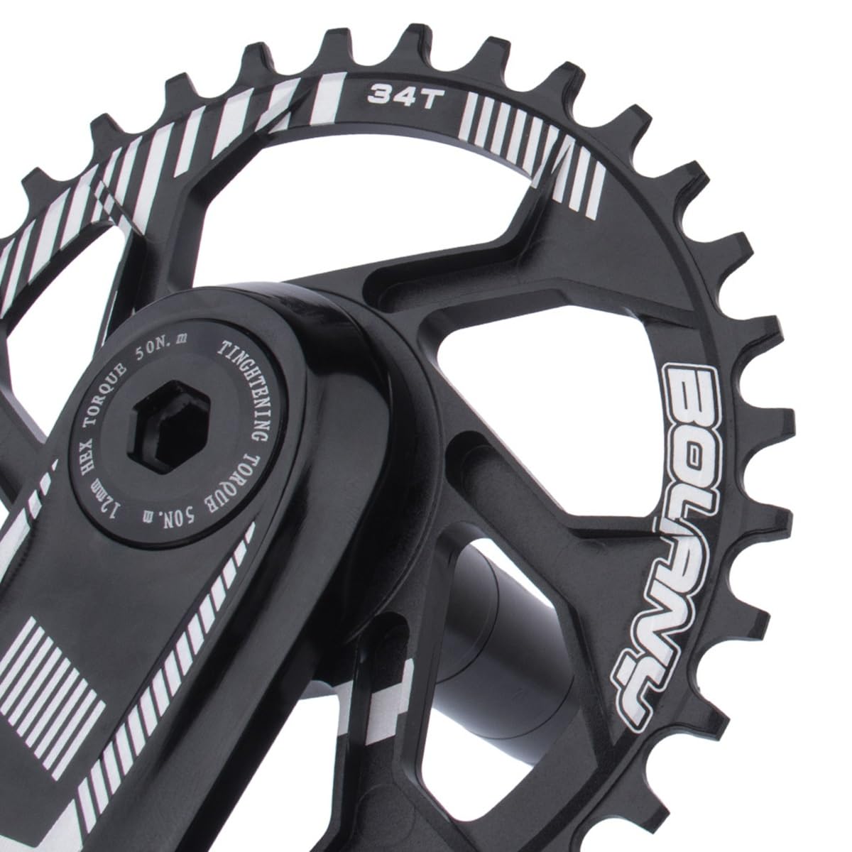 Zestaw korbowy MTB, zintegrowane ramię korbowe, 170 mm, stop aluminium, rower górski, zestaw rowerowy 34T, 36T, ultralekka część koła łańcuchowego, 34T