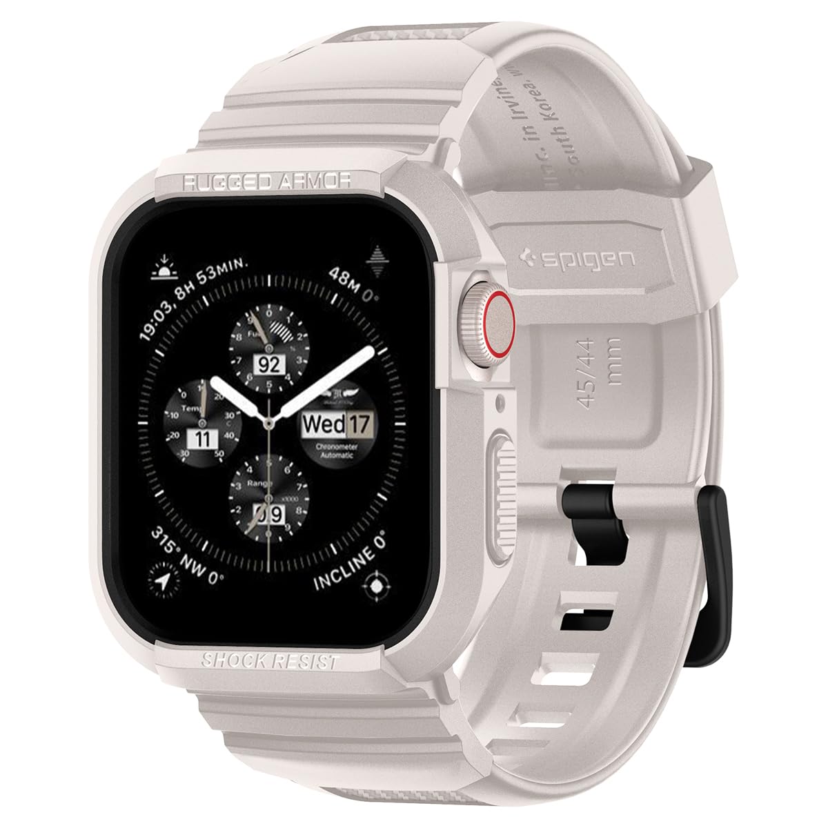 Spigen Rugged Armor Pro Designed For Apple Watch Band Case - Main Image