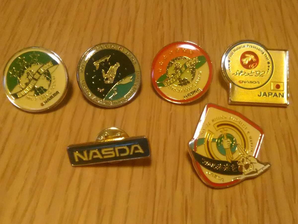 NASDA STS-107 ピンバッチ NASDA STS-107 ピンバッチ NASDA STS-107 ピンバッチ NASA SPACE