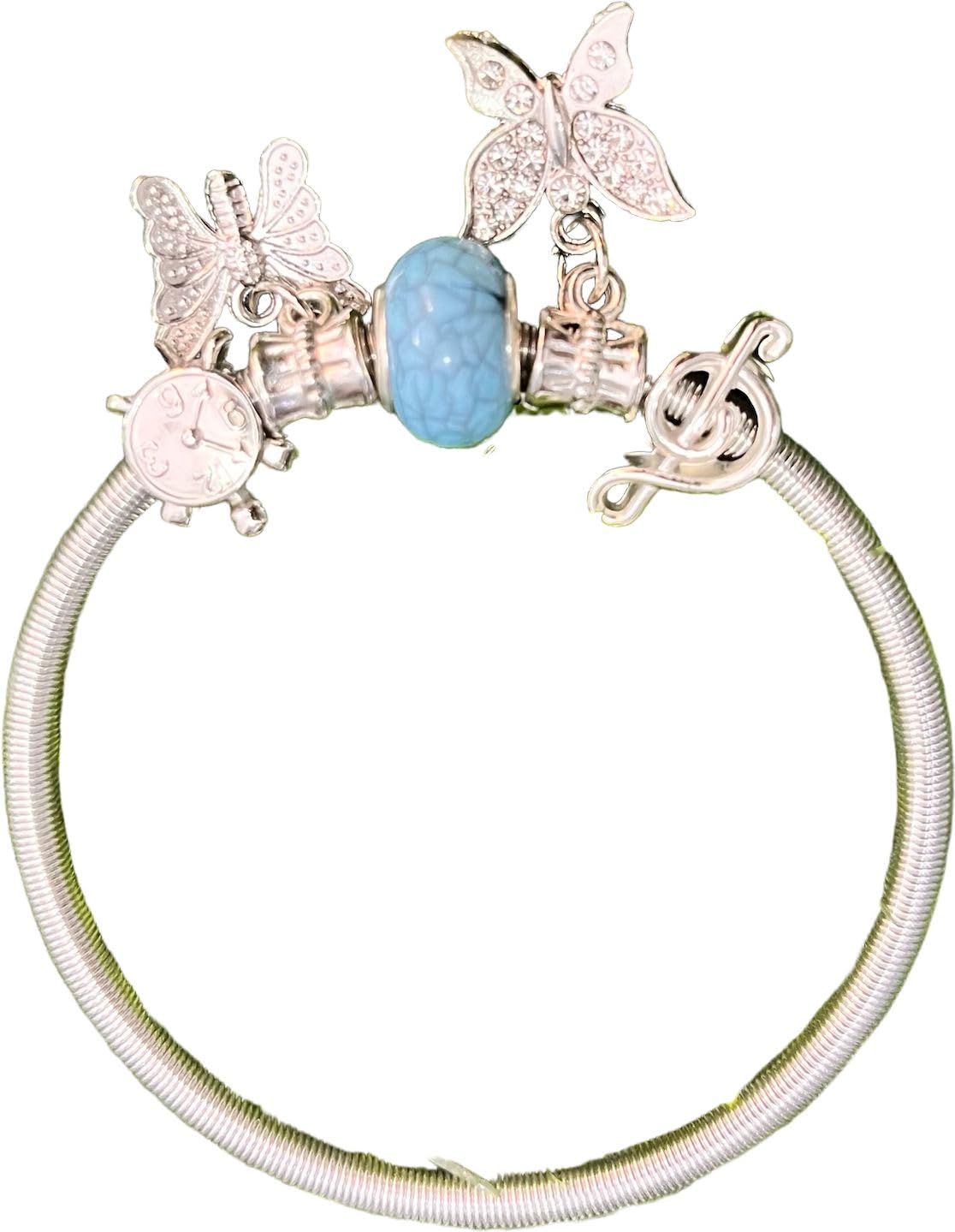 Melissa & Lily Butterfly Charm Bracelet,pandora style breclate for girls,charm breclate fashion wrist band (B0D9SJJDKB) Amazon Price History, Amazon Price Tracker