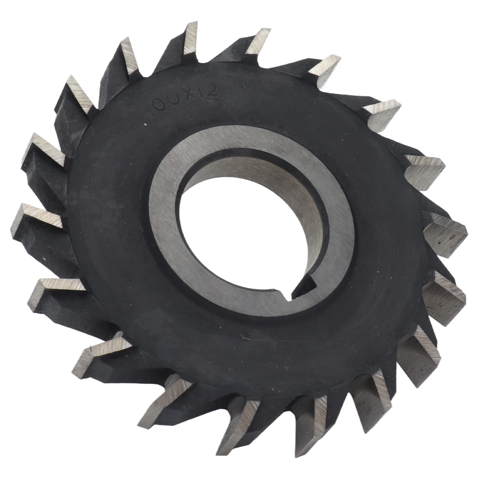 Straight Tooth Milling Cutter, High Speed Steel Disk Gear Cutters, High Temperature Quenching, 100x12 Specification, Smooth Cutting Edges, Fine Punching for Precision Machining