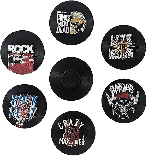 6 imanes de vinilo para nevera imán de música para refrigerador fuerte decoración magnética para manualidades cocina pizarra blanca de oficina