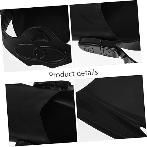 Miniatura 5 de Aletas de natación ajustables para adultos, cómodas aletas de entrenamiento con correas que mejoran el poder de natación para hombres y mujeres,