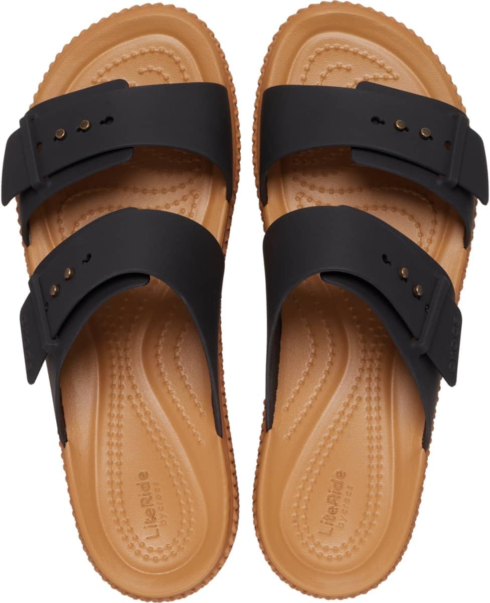 Crocs Women's Brooklyn Buckle Low Wedges