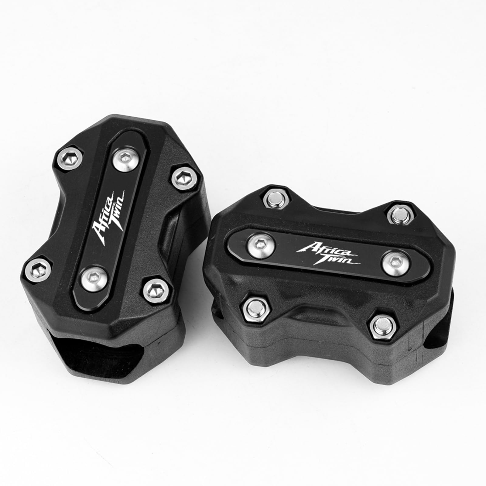 Accessori Moto Per Africa Twin 1100 CRF1100/L CRF 1000/L XRV 750 Blocco Protettivo del Paraurti Motore delle Barre di Protezione (Nero)