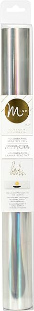 American Crafts 369983 Minc Reactive Foil 12.25-inch x 10' Roll-Hollographic, Gold
