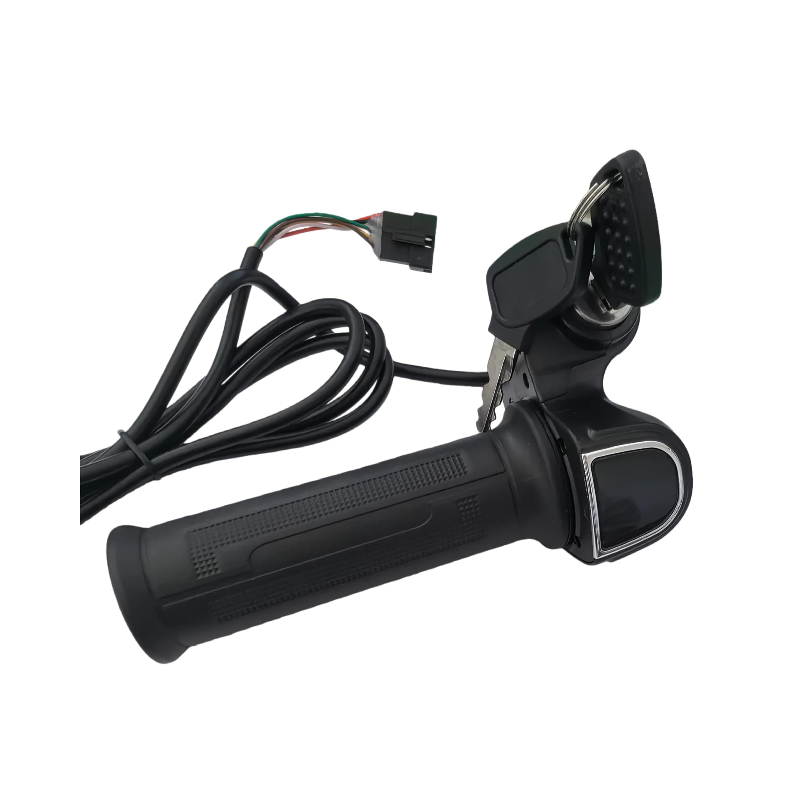 Poignée d'accélérateur for vélo électrique for Engwe T14 48V, avec poignées en Caoutchouc, pièces de Rechange