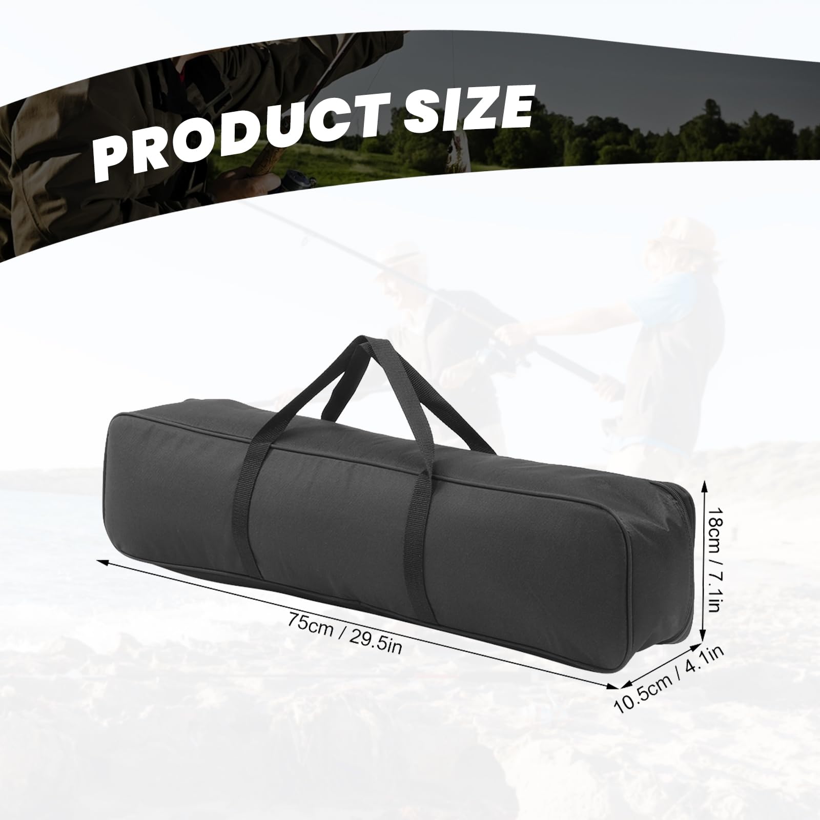 Bolsa de Pesca Mochila Almacenamiento Equipo de Pesca