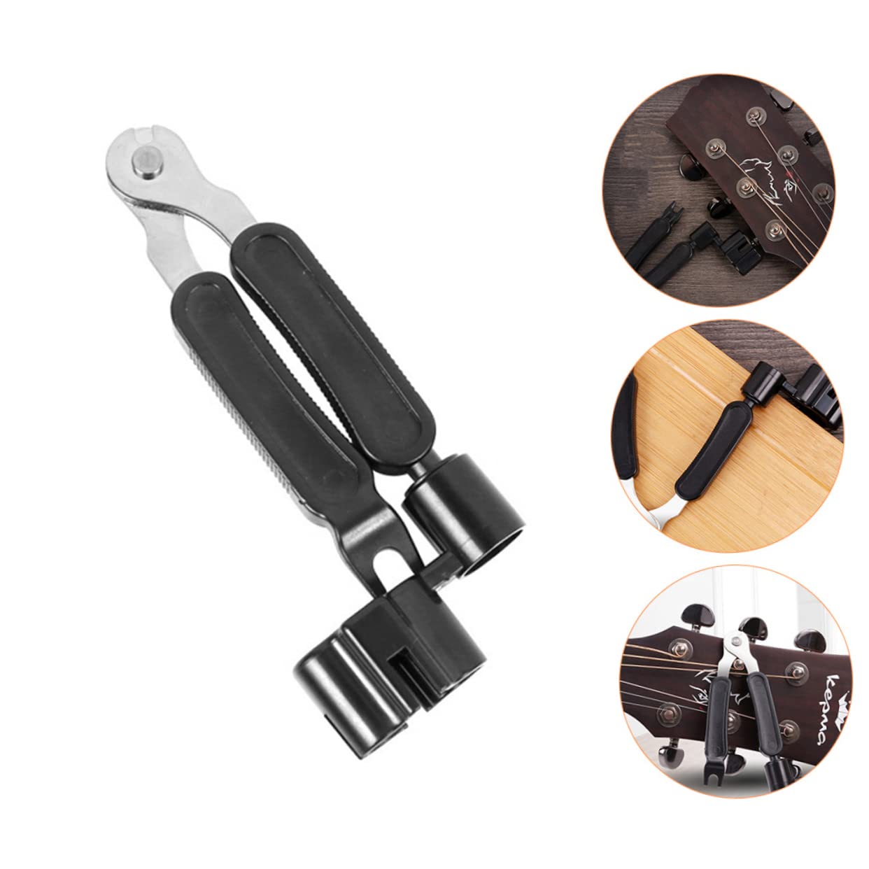 VICASKY Guitar String Winders and Cutters Kit 3 in 1 String Changing Tool for Classical Bass