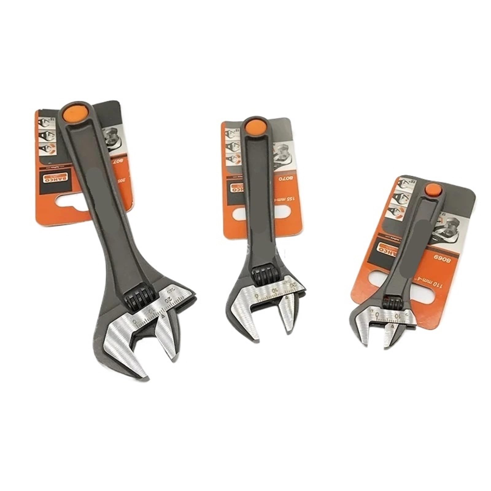 WNBFTTK Llave Inglesa Llave ajustable 4/6/8/10/12/18(8075-18 in)