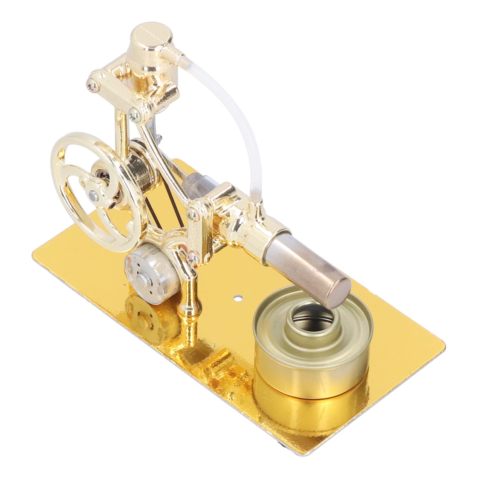 Mini Giocattolo Modello Motore Stirling con Luce RGB Vibrante per Progetti di Scienze Educative Adatto a Partire Dagli 8 Anni Materiale in Ferro 6,3x3,5x4,7 Pollici