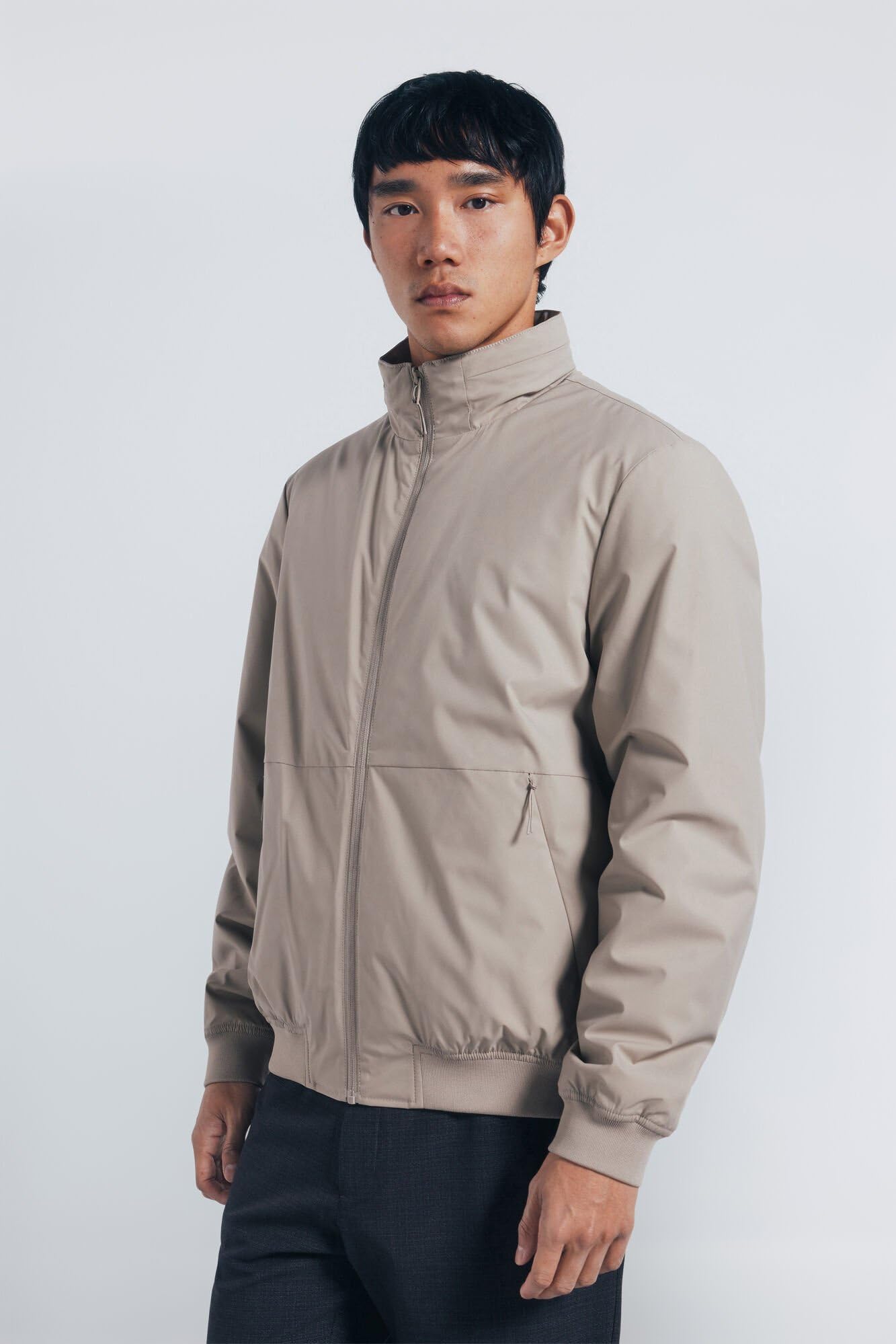 SPRINGFIELD Smart Puffed Funnel Technical Jacket With Hidden Hoodie On Neck. Chaqueta Abolojada Hombre