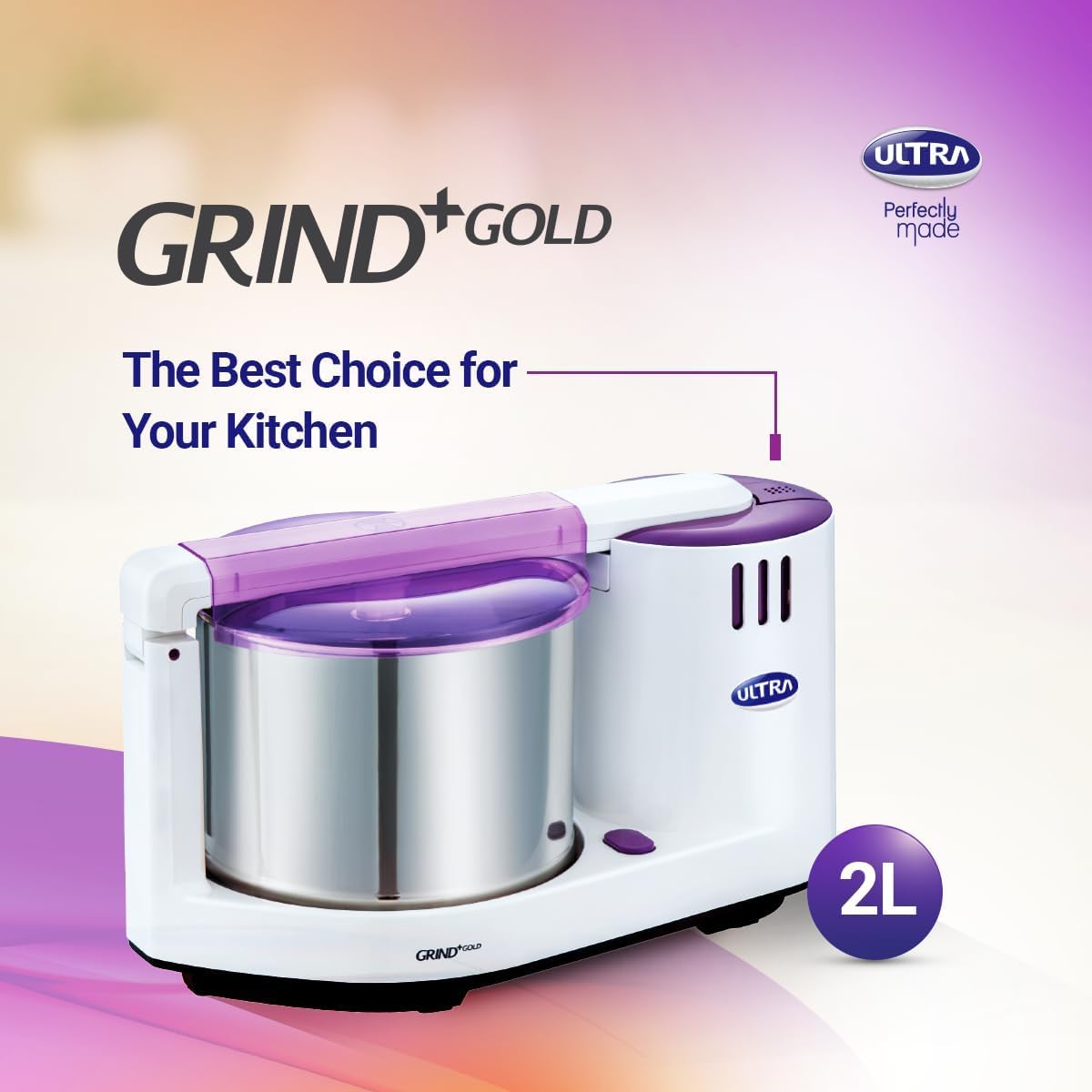 Macinino a umido: Elge Ultra Grind+ Gold 2 litri da tavolo Wet Grinder