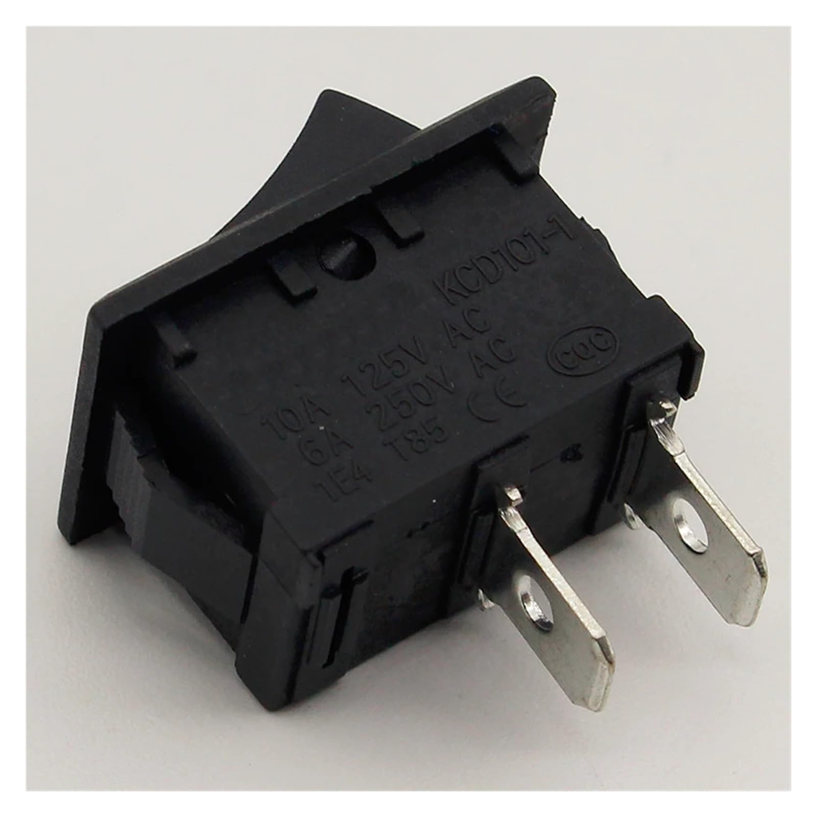Momentary Switch 5-Pack Black Rectangle Momentary Push Button Switches ...