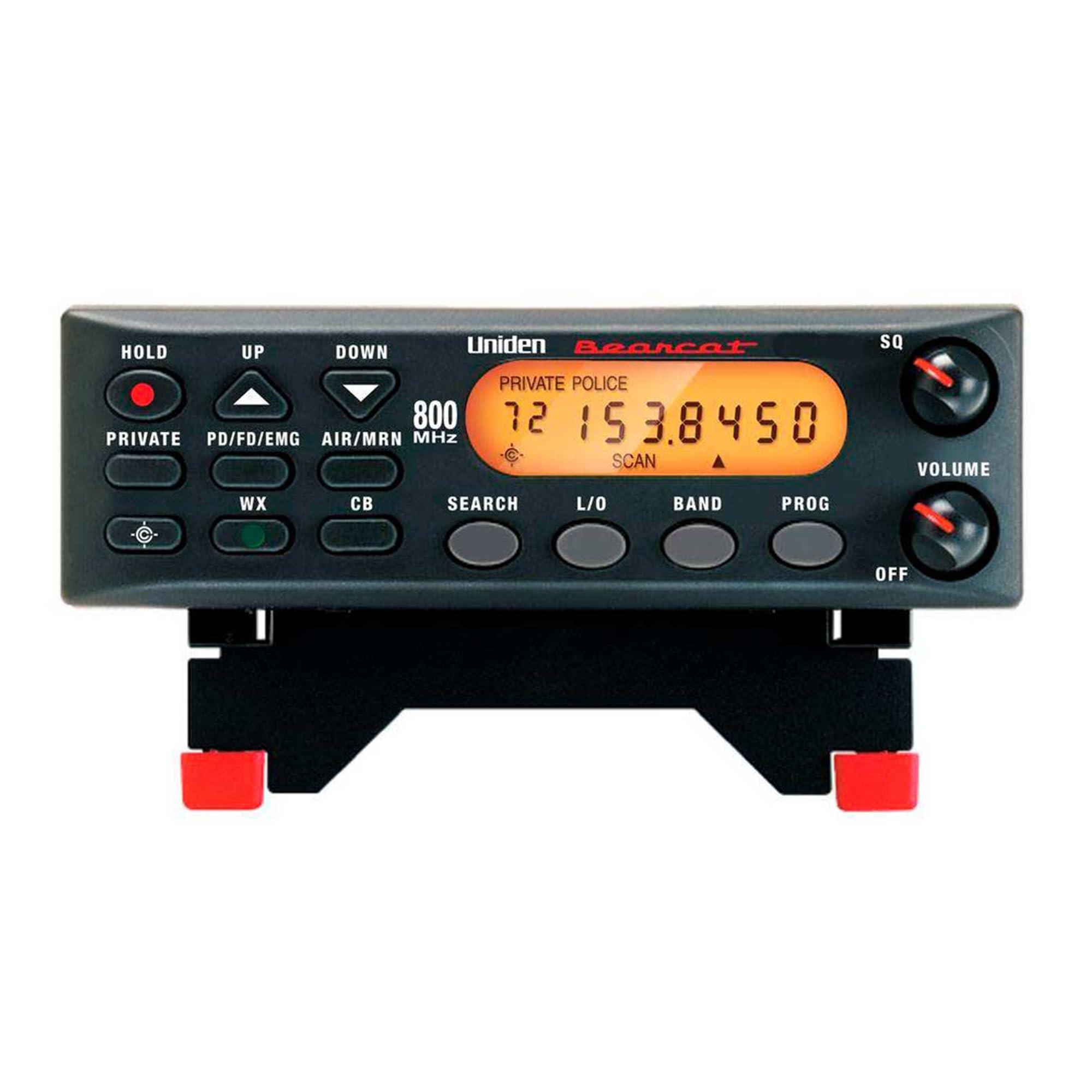 Kit de escáner de Radio de Escritorio Uniden UBC355CLT + Sticky Pad Regalo Azul
