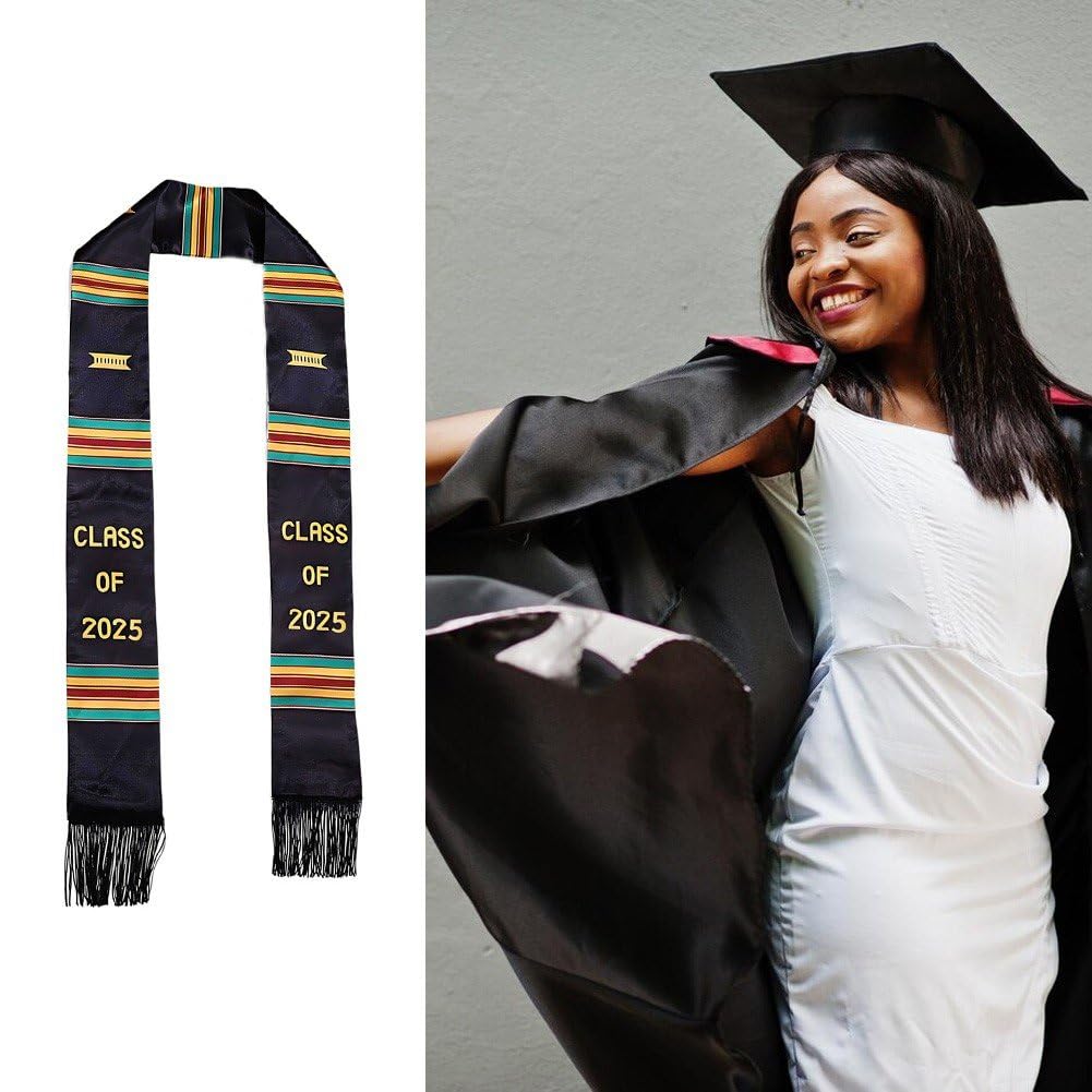 Graduation Sash 2025 Moutina African Kente Class Of 2025 African