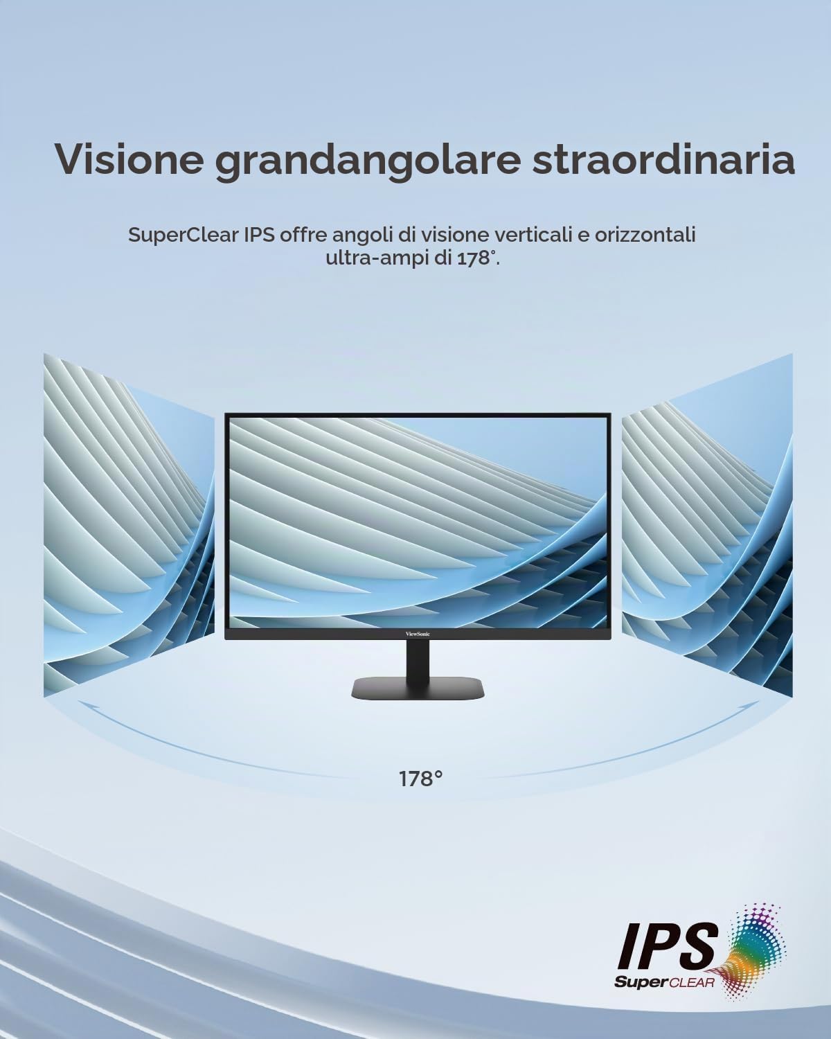 ViewSonic VA2708-4K-HD PC Monitor 27 Pollici 4K UHD 3840 x 2160, IPS, 104% sRGB, 60Hz, HDR10, Senza cornice, Nessuno sfarfallio, 2 x HDMI 2.0, DP, Garanzia di 2 anni