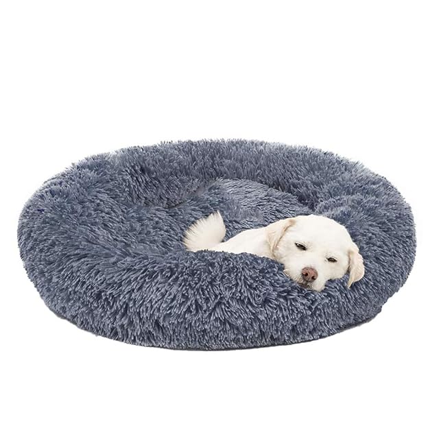 Foto 6 de 8 de Cozywind Cama para Perros y Gatos,Mascotas Calentito Cojín Redondo Suave de Felpa