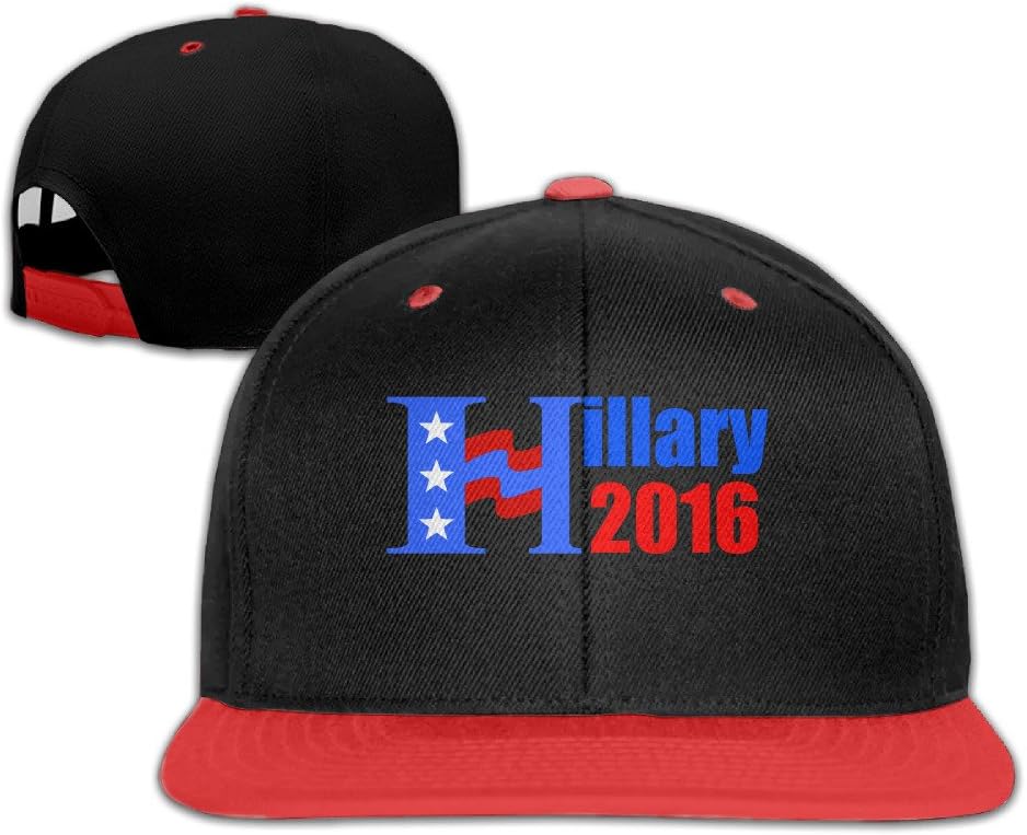 Teenager Hillary For President 2016 Red Adjustable Snapback Hiphop Trucker Hats One Size