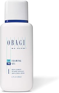 Nu-Derm Foaming Gel for Face – Hydrating Cleanser With Aloe Vera – Foaming Facial Cleanser – Lightweight Face Cleanser – Skincare Product for Smooth Skin - Deep-Cleansing Formula - 6.7fl oz
