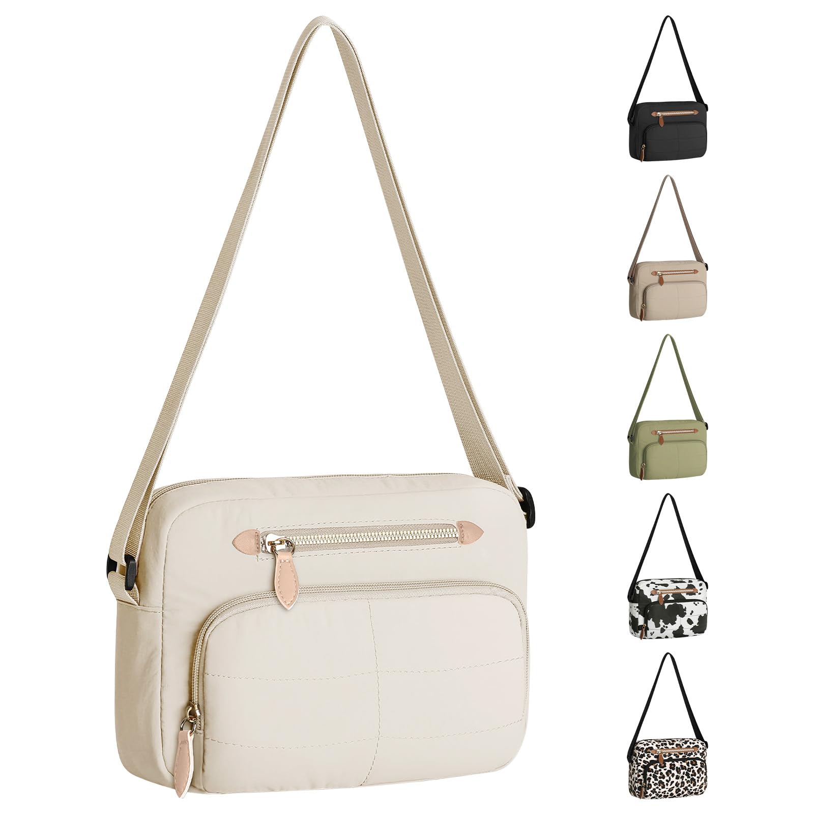 Crossbody Bags for Women Men Travel Trendy Crossbody Water-Resistant Casual Purses for Women Adjustable Strap Shoulder Bag