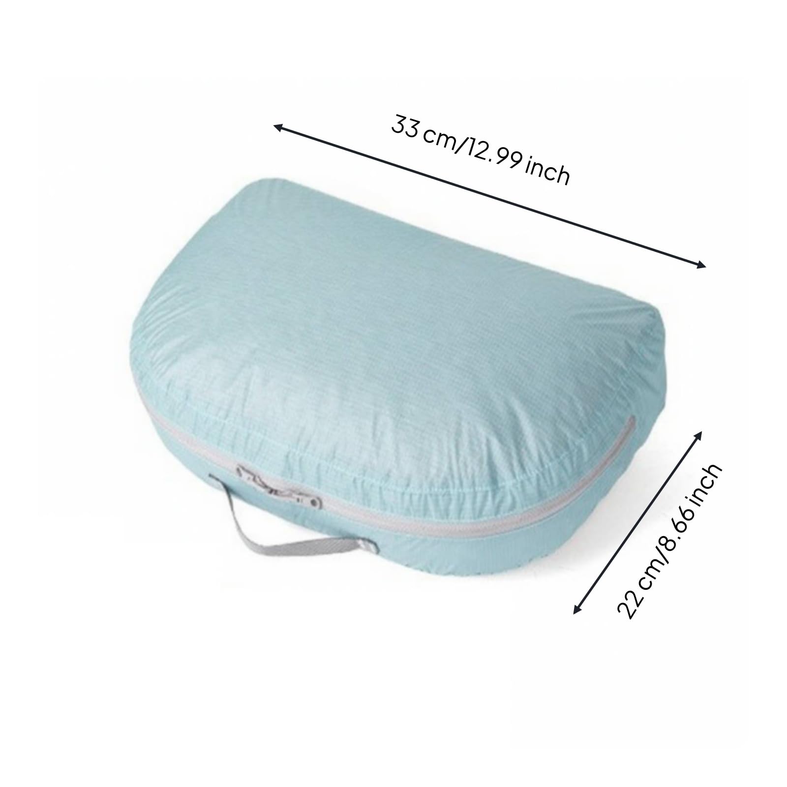 Almohada Pequeña Viaje Compacta | Cómoda, Almohada Camping con Cremallera, Ave, para Senrismo, Viajes, Mochileros,
