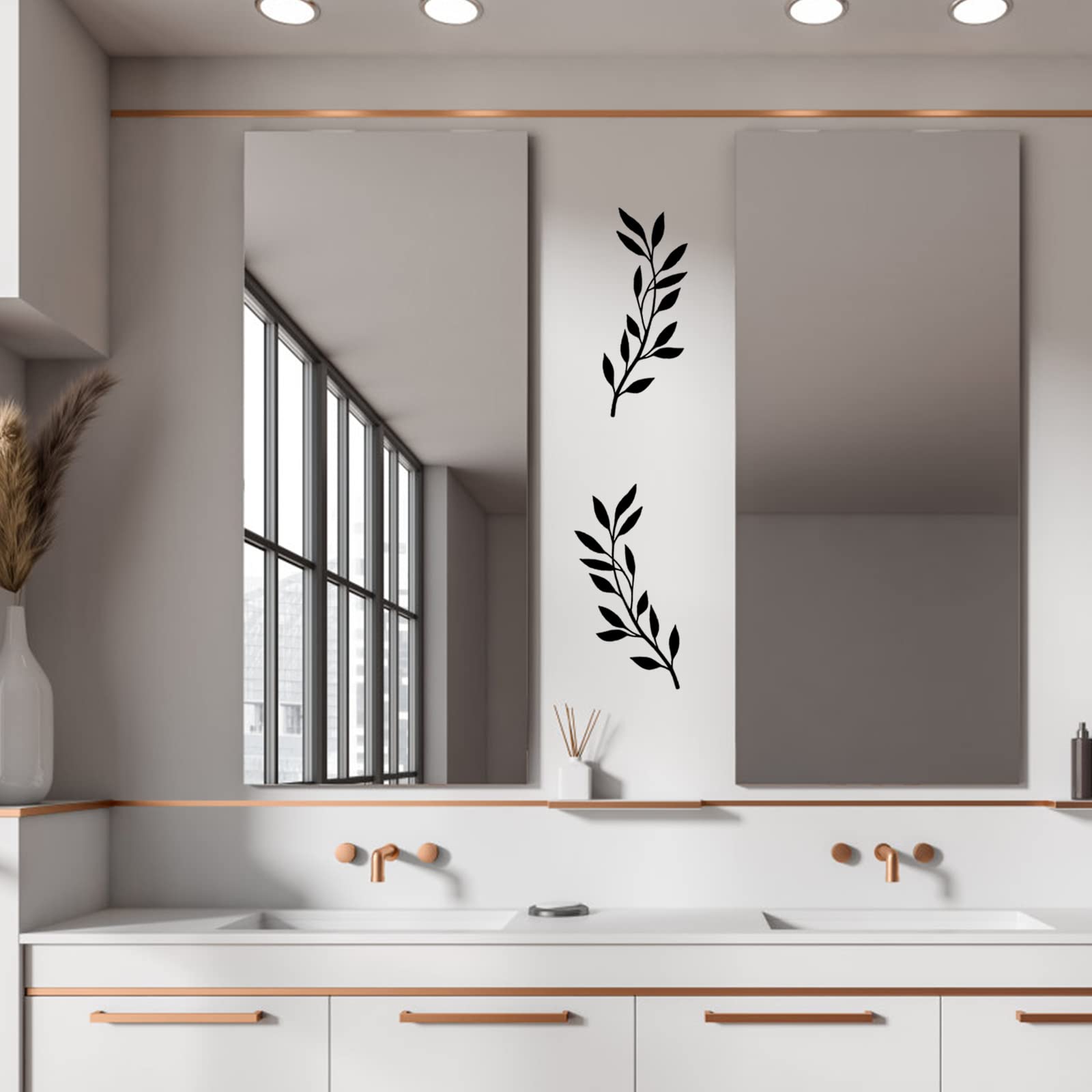 Metall Wanddekoration Küssendes Paar - Romantischer Baum