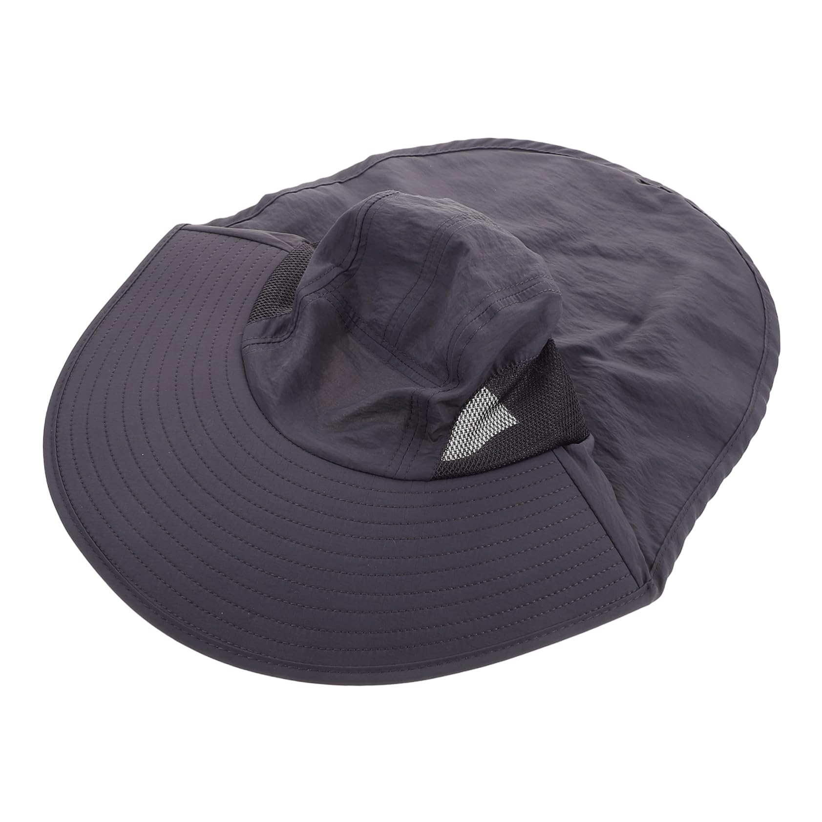 Mipcase Protection Wide Brim Fishing Hat Lightweight Quick Dry Outdoor Sun Hat for Men Women Portable Bucket Cap for Hiking Beach and Camping Activities Dark Grey