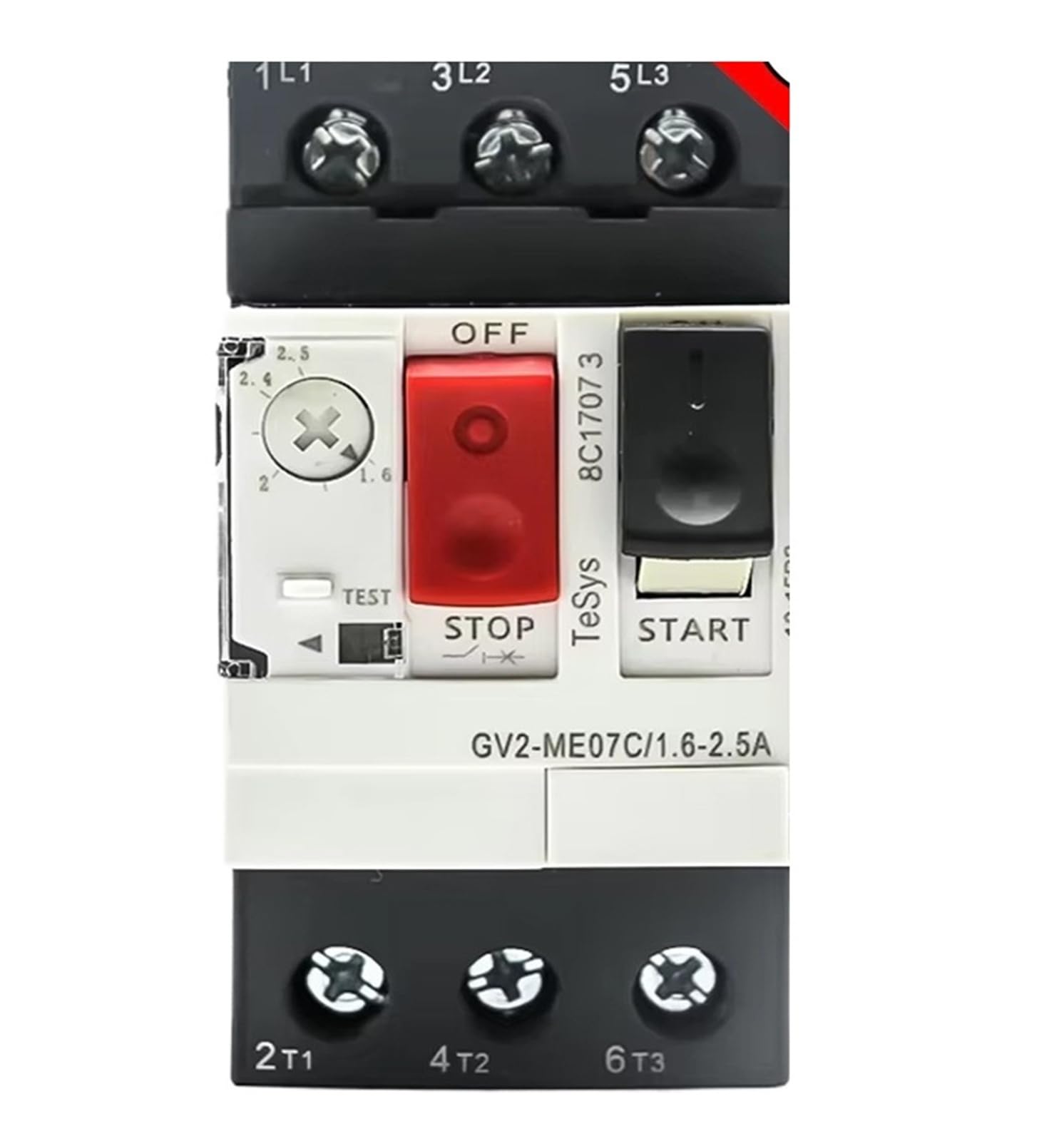 Motorstarter-Serie, Motorschutz, Motorschutzschalter, Druckknopf, 3P, thermisch-magnetischer Motortyp(GV2ME20C 13-18A)