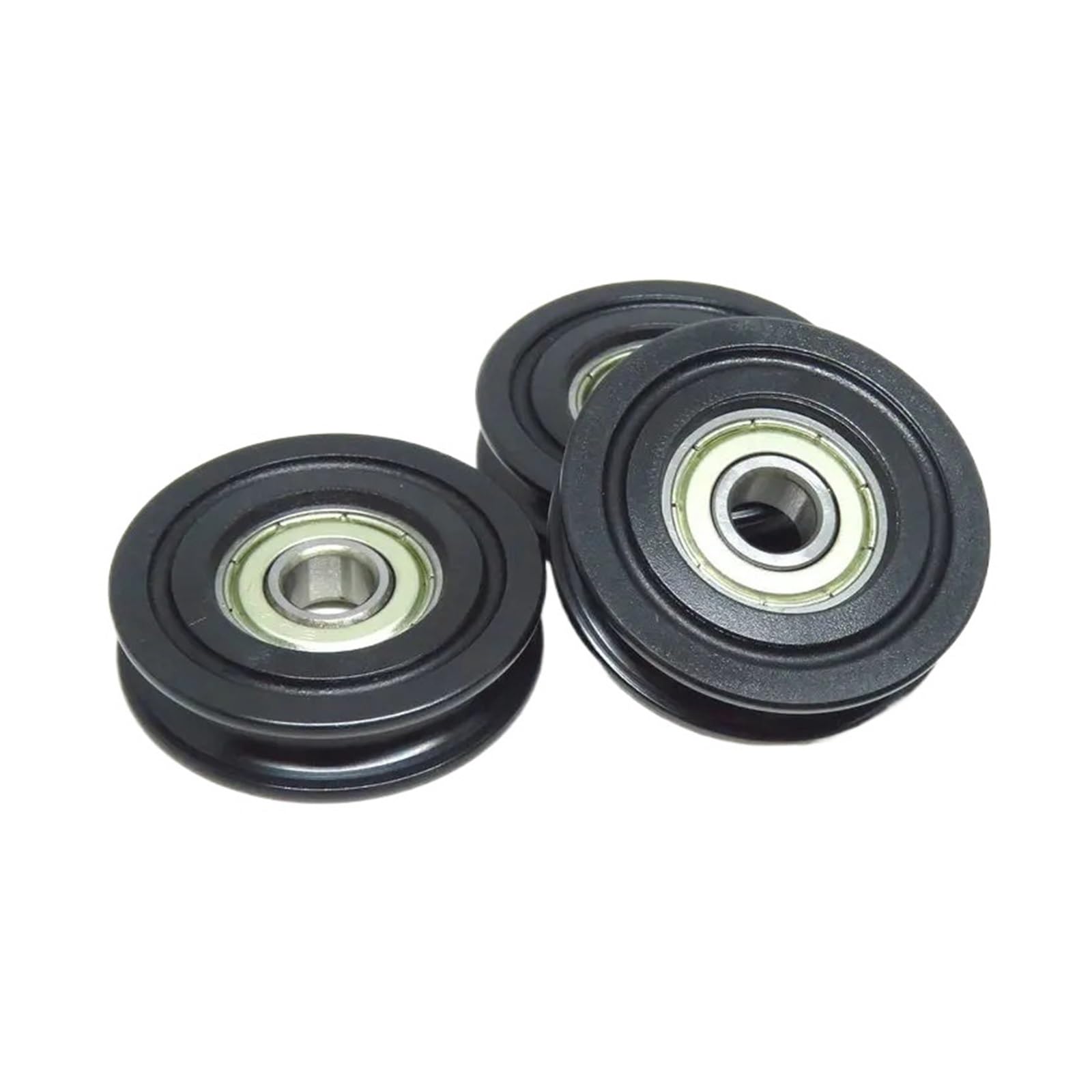 NOBIRTBSA 10 Pieces OD 40mm Spring Expander POM U-Shaped Bearing Delring Pulley with 608Z Bearing BSU60840-10 Curved Guide Roller