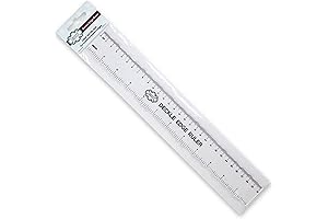 30 cm Deckle Edge Cutter Lines Ruler