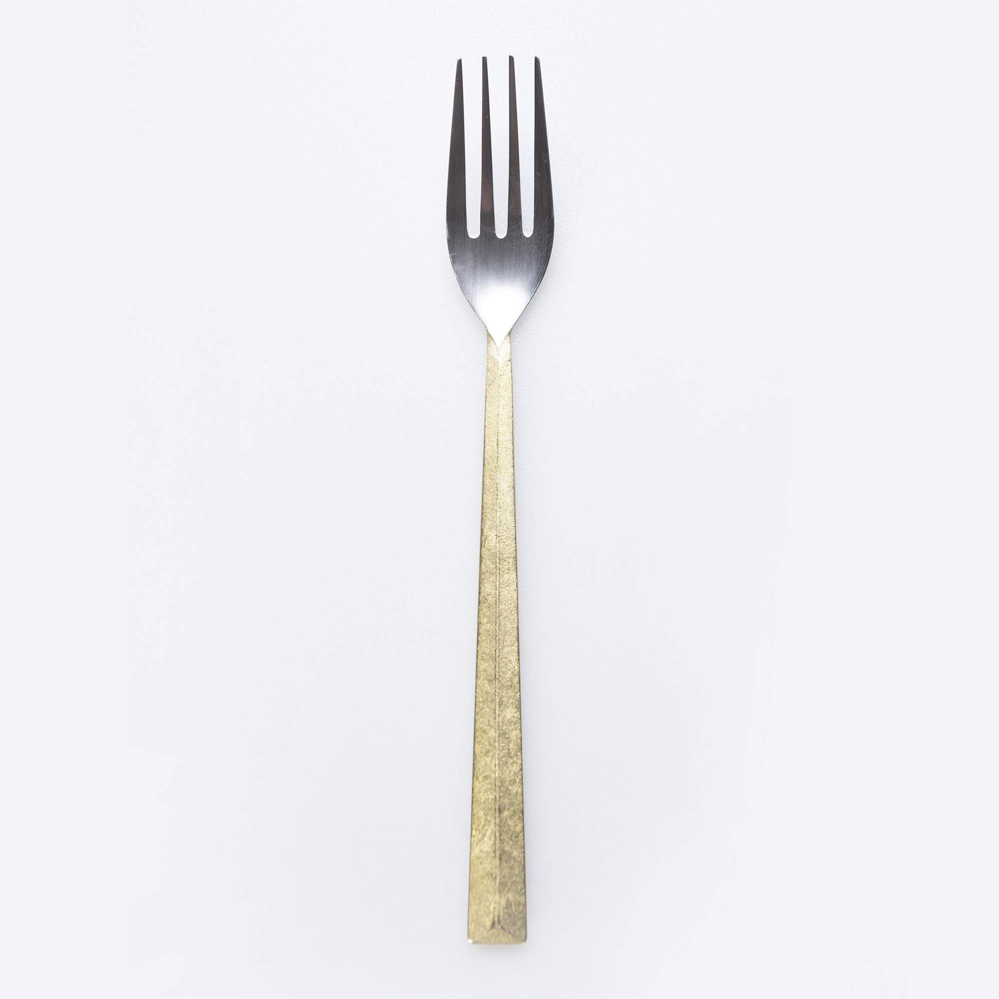 Fourchette Futagami laiton argent ihada pour remplacer vos couverts ternes