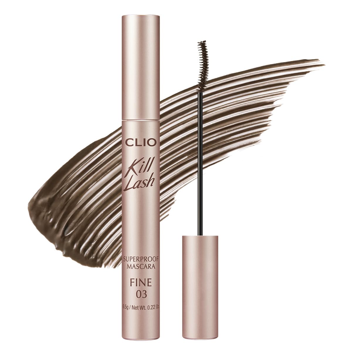 KILL LASH SUPERPROOF MASCARA FINE 03 MUTE EARL GREY