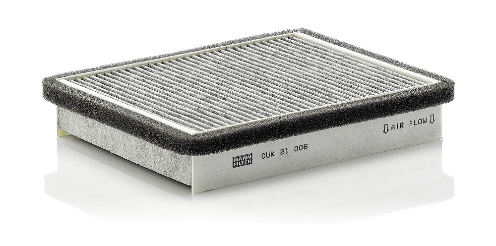 MANN-FILTER CUK 21 006 Cabin Air Filter - Pollen Filter with Activated Carbon - for Cars + Transporters