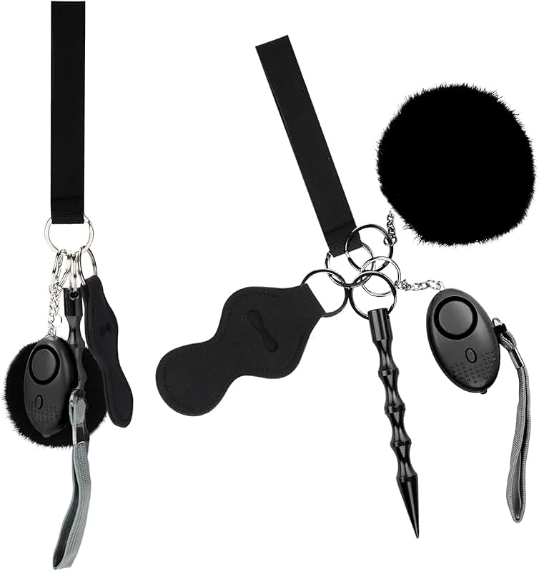 cat ears self defense keychain